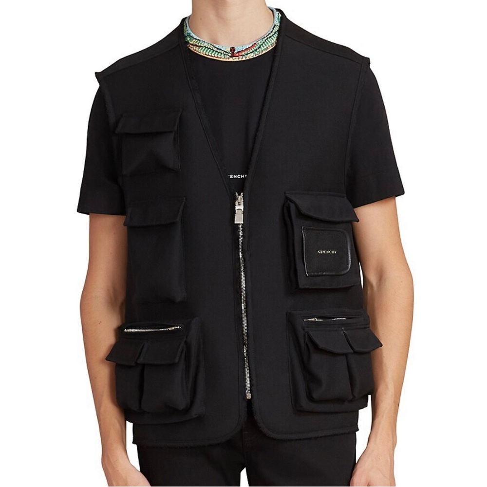 Givenchy - Wool and mohair technical vest